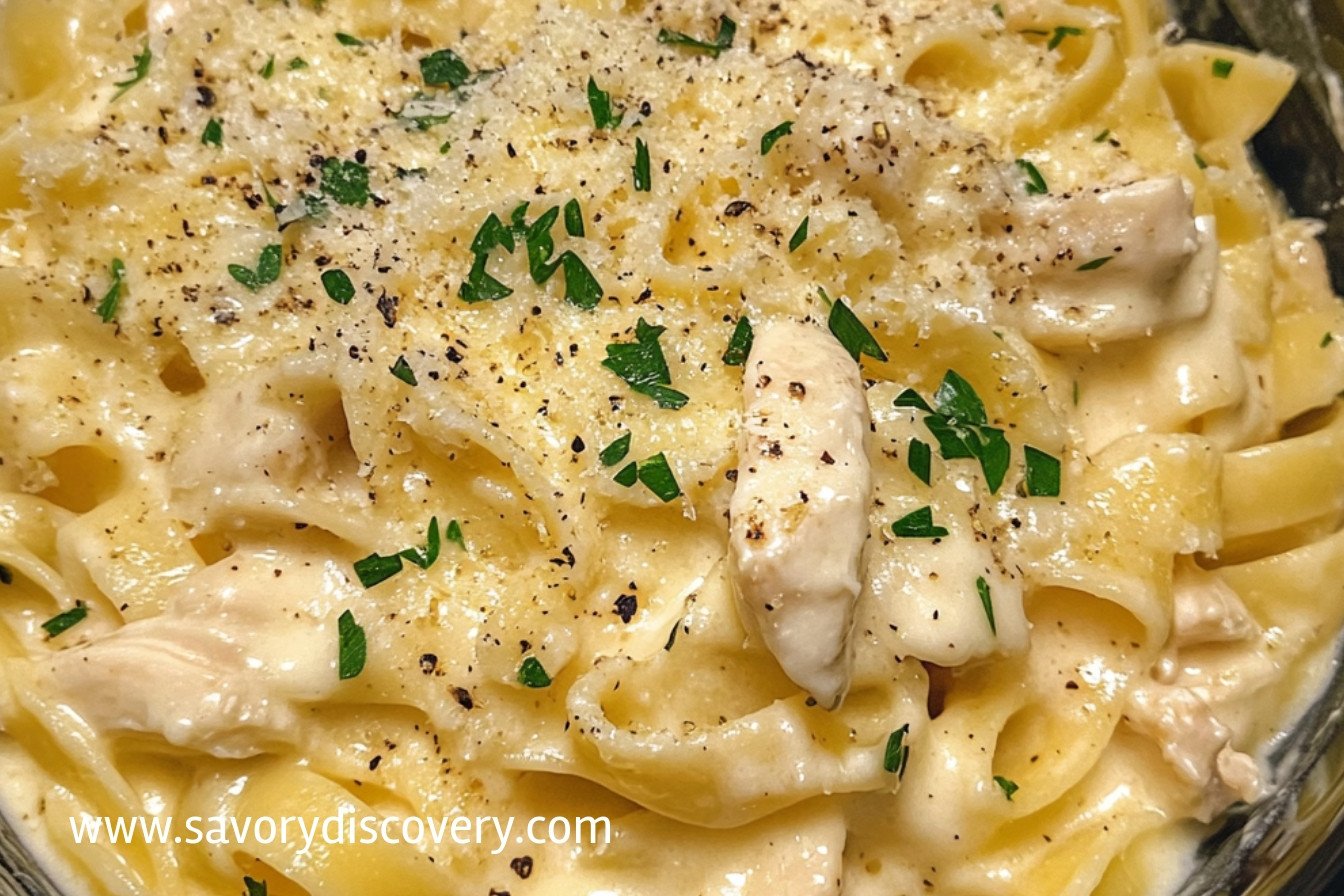 Crock Pot Chicken Alfredo