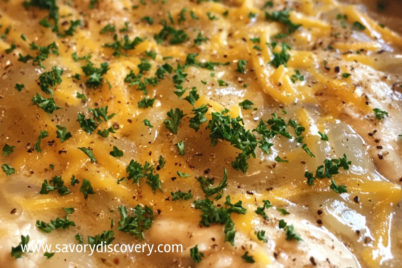 Crock Pot French Onion Chicken
