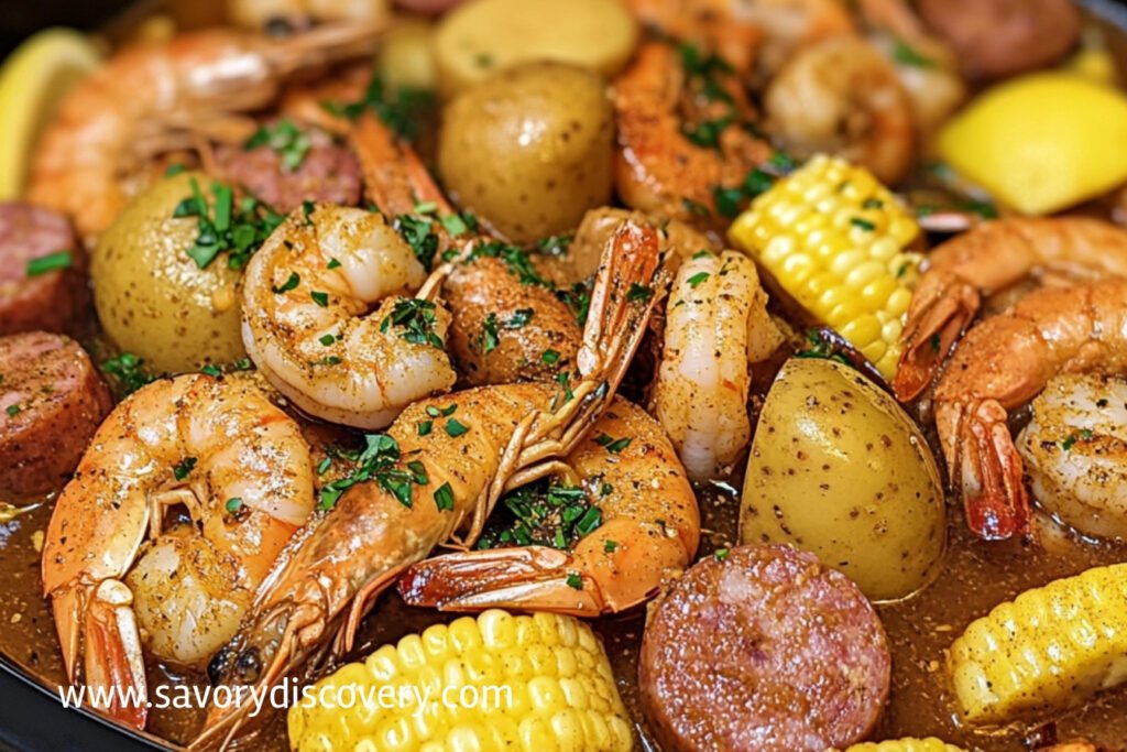 Crock Pot Shrimp Boil