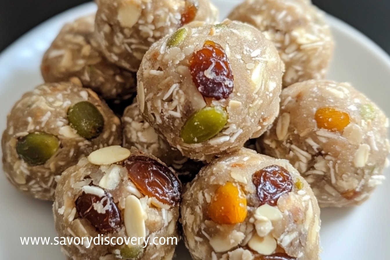 Date and Dry Fruits Ladoo