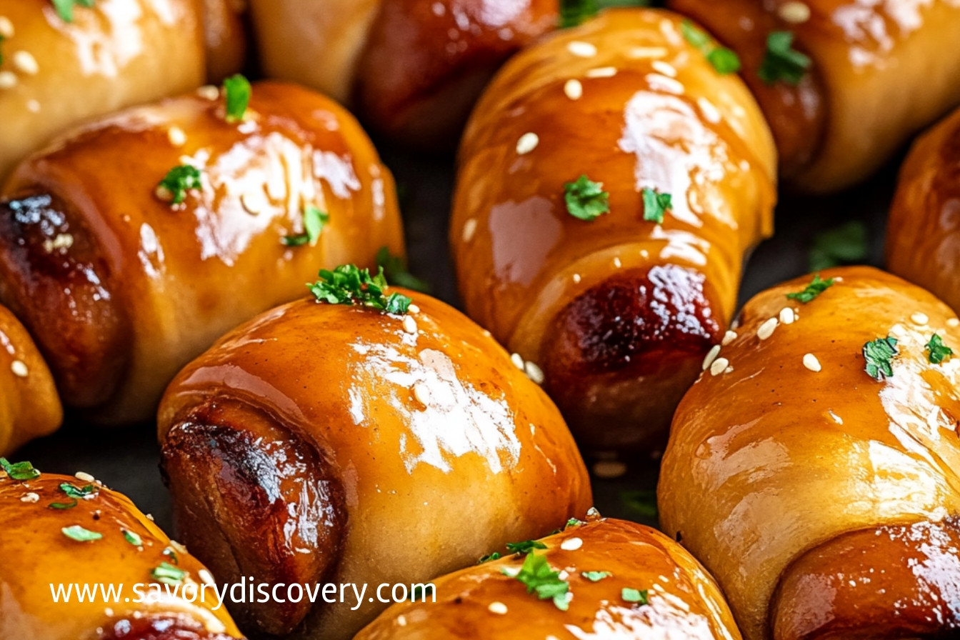 Glazed Pigs in a Blanket