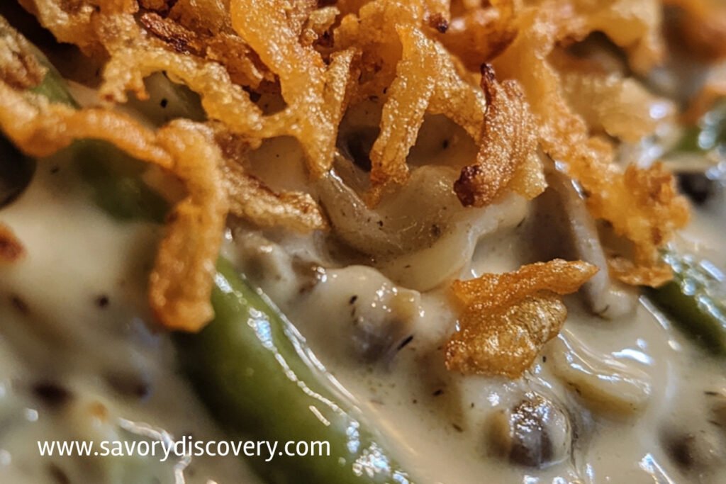 Green Bean Casserole with Velveeta