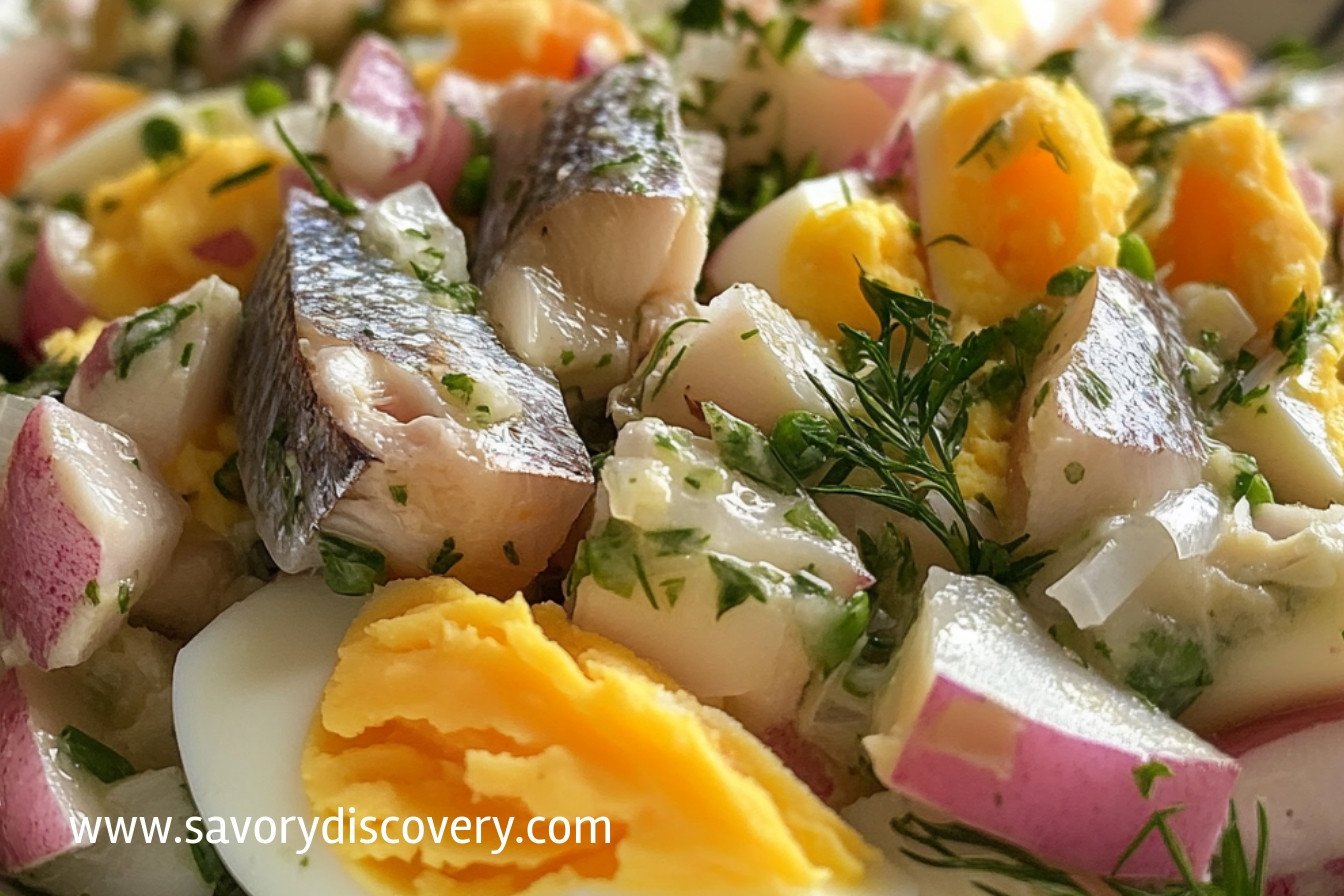 Herring Salad with Egg