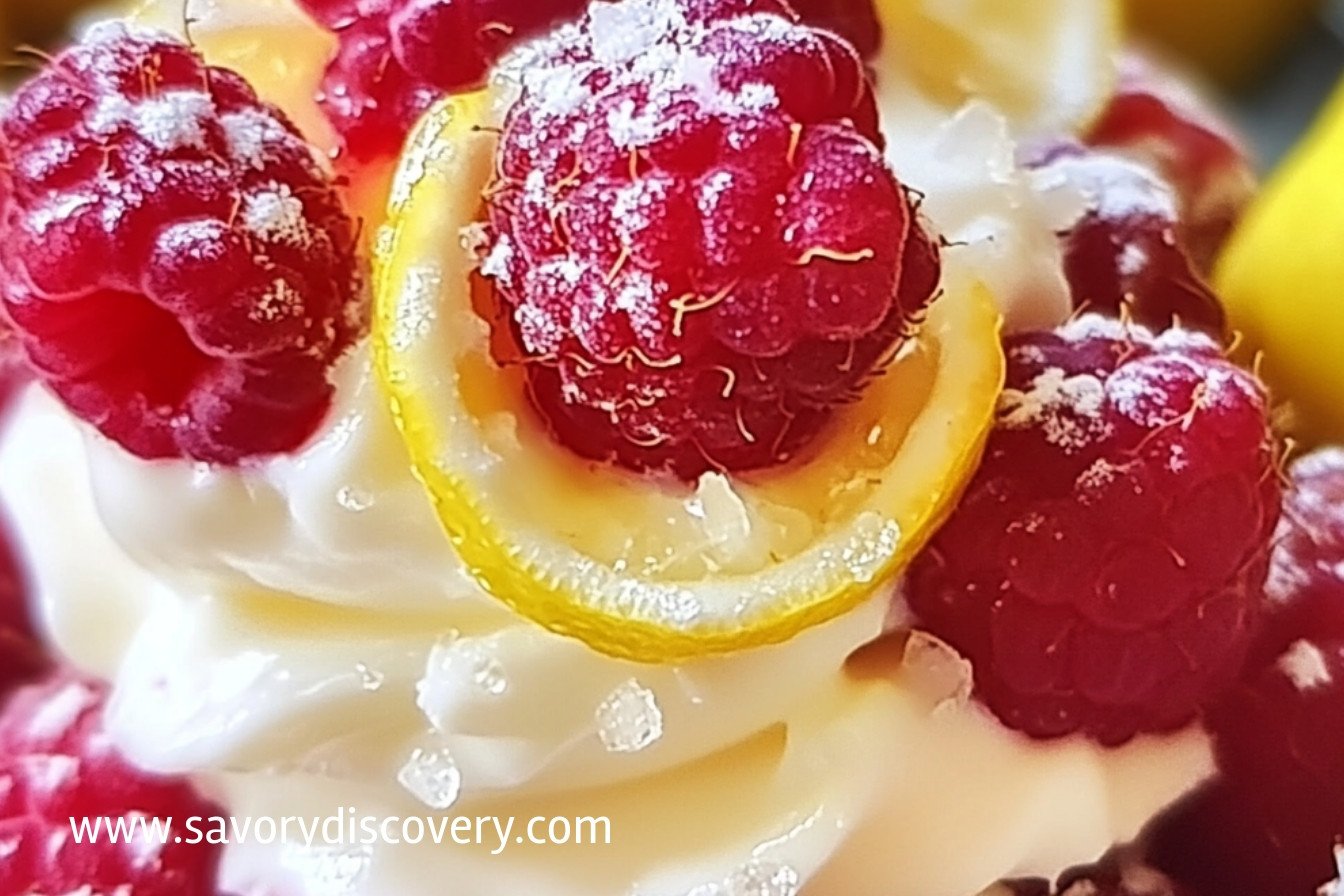 Lemon Raspberry Dessert