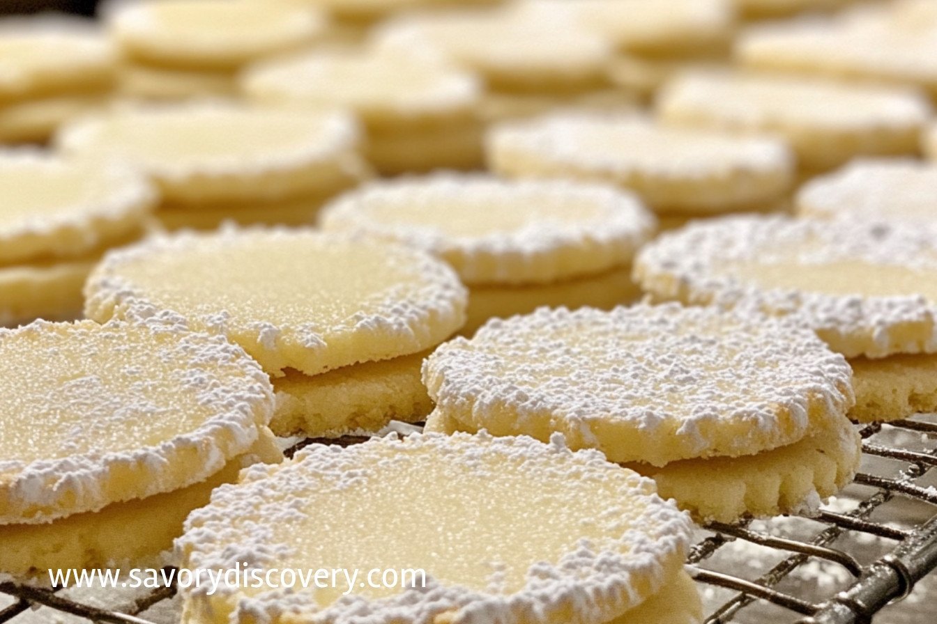 Lemon Shortbread Cookies