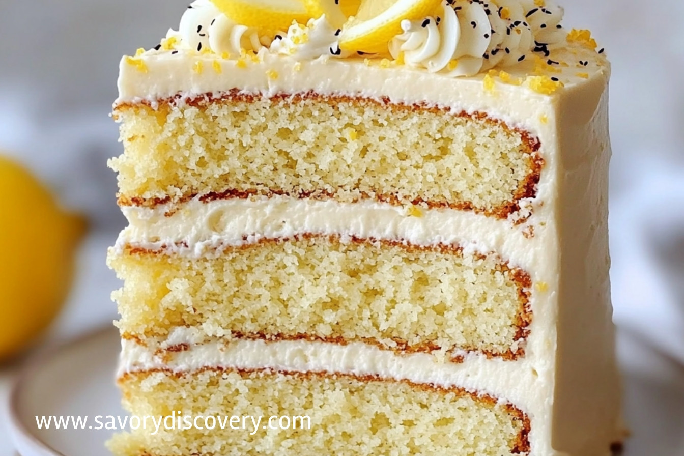 Lemon Velvet Cake with Cream Cheese Frosting