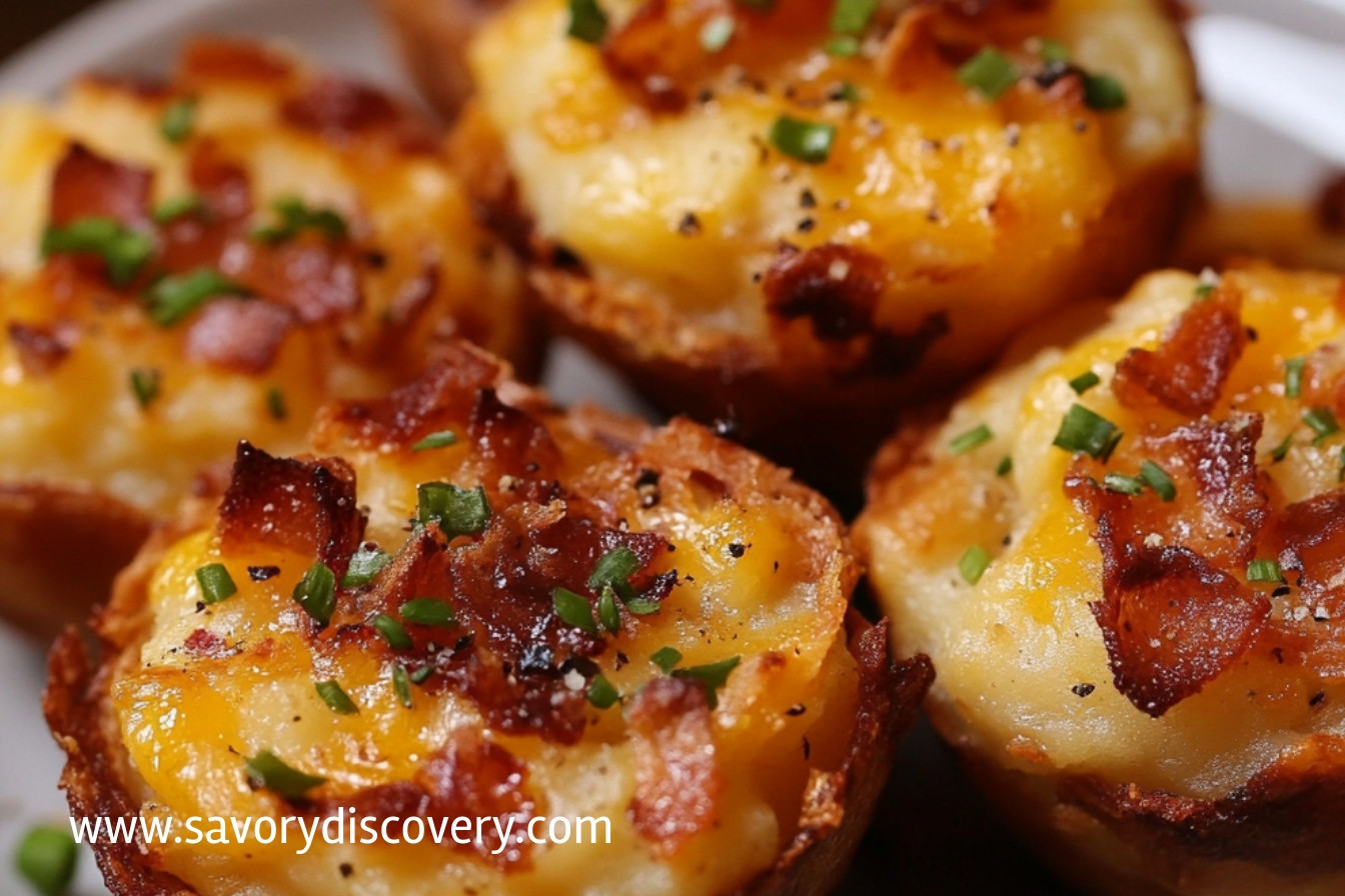 Loaded Mashed Potato Puffs