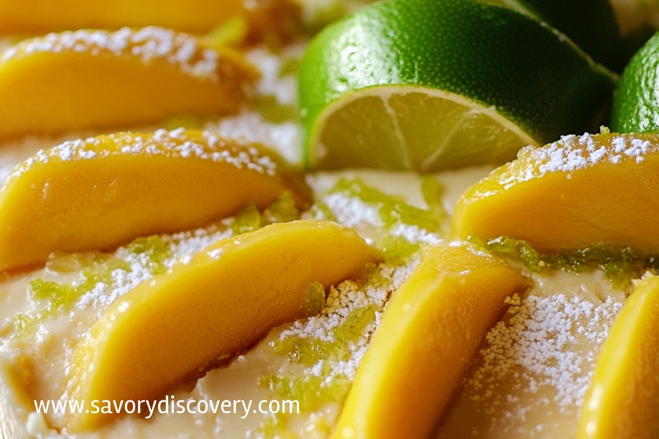 Mango Lime Cheesecake