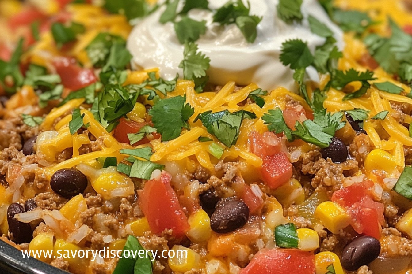 Mexican Ground Beef Casserole