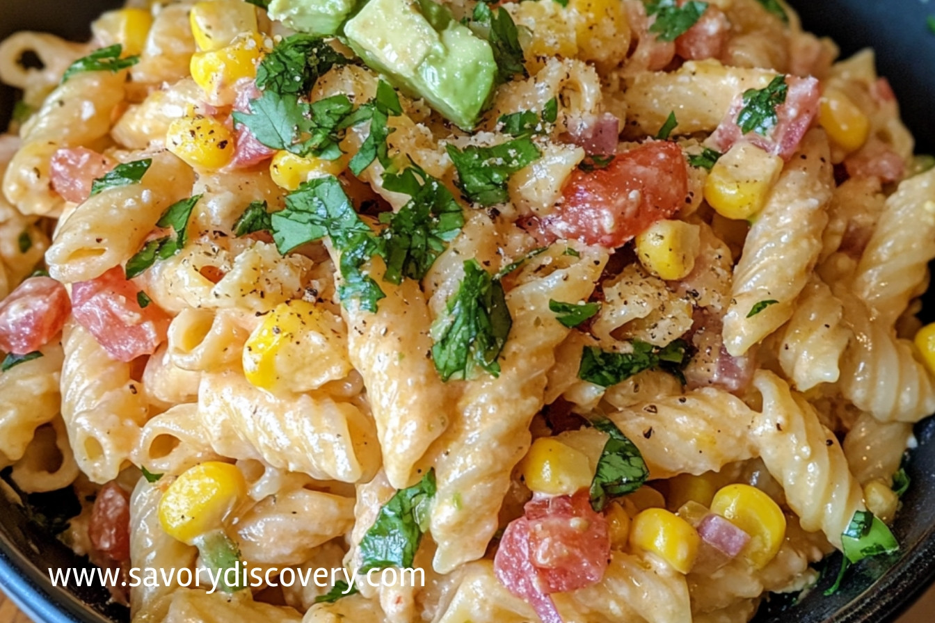 Mexican Street Corn Pasta Salad