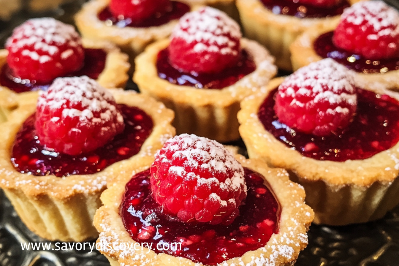 Mini Raspberry Almond Tarts