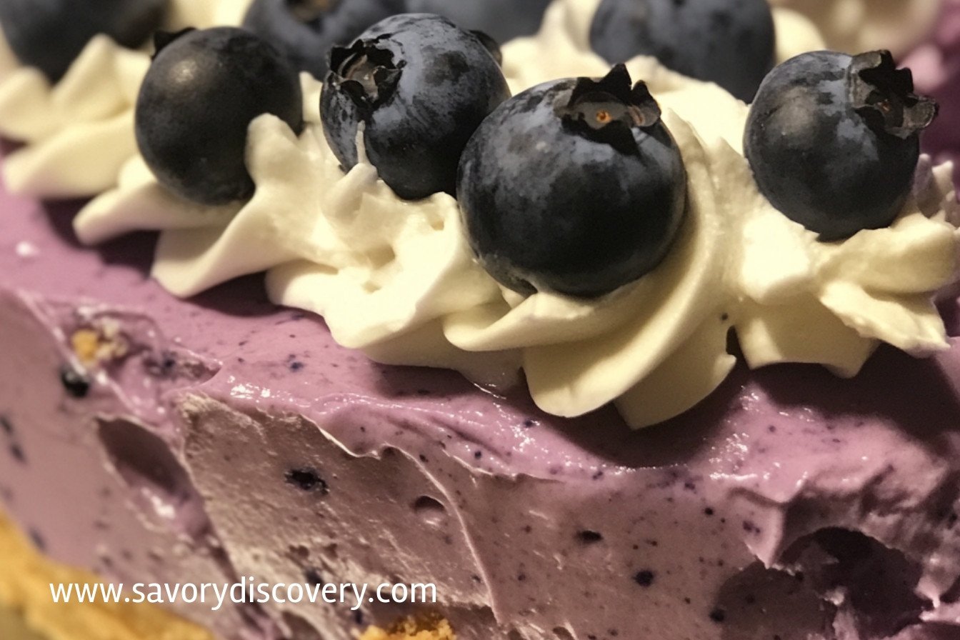 No-Bake Blueberry Cheesecake