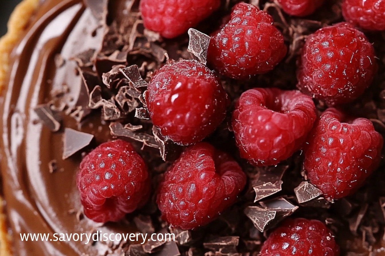No-Bake Eggless Chocolate Mousse Tart