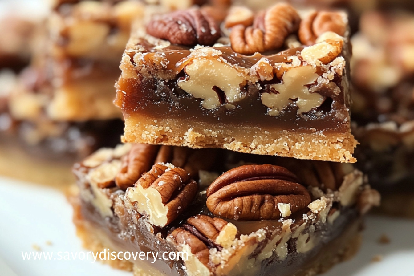 Pecan Turtle Bars