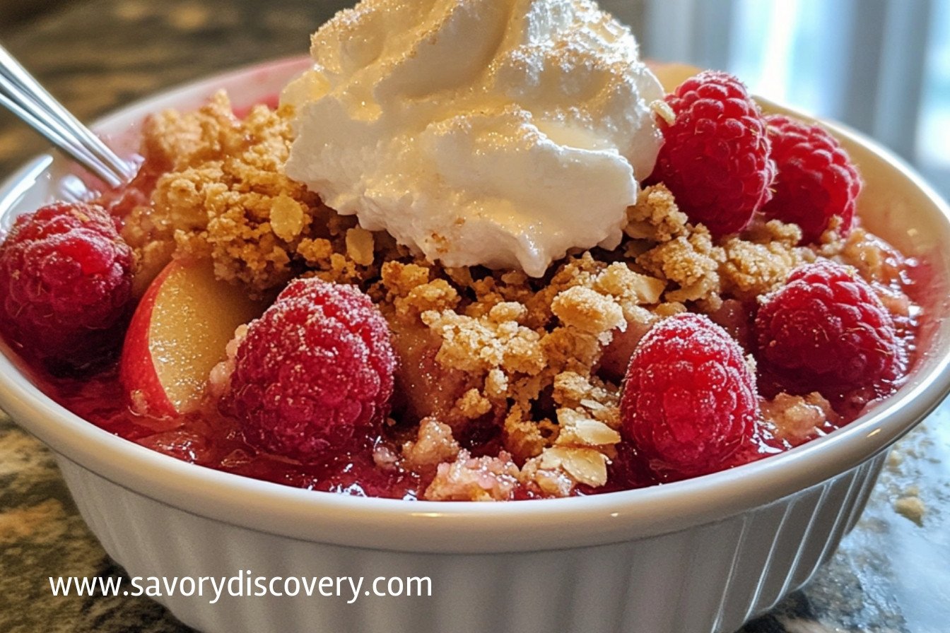 Raspberry Apple Crisp
