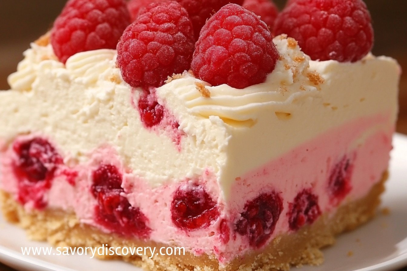 Raspberry Cheesecake No-Bake Recipe