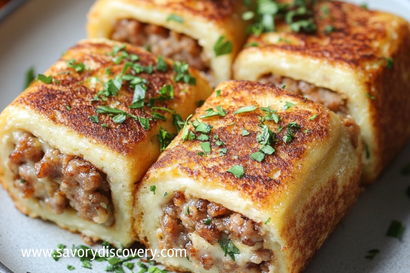 Sausage French Toast Roll-Ups