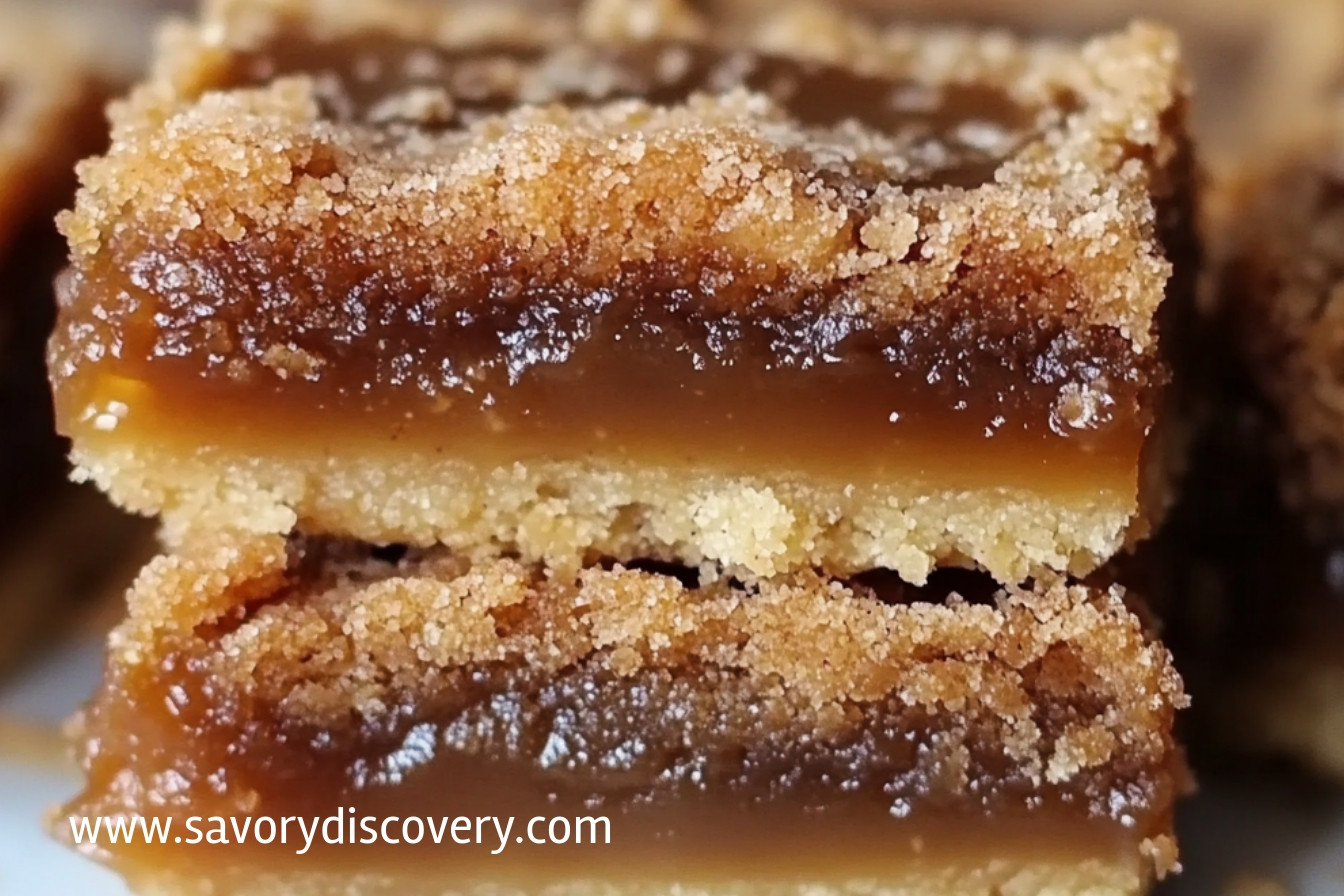 Snickerdoodle Caramel Bars