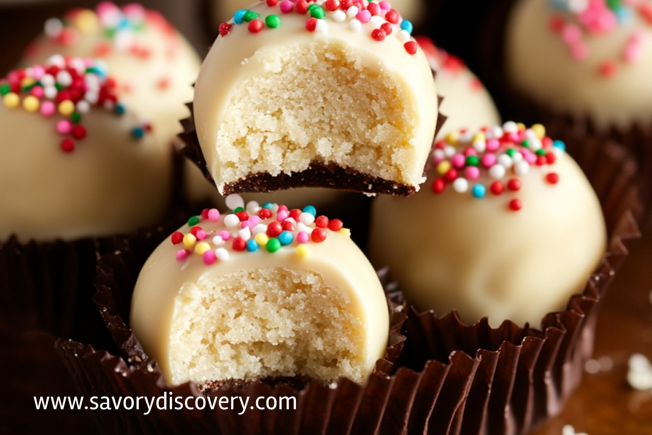 Sugar Cookie Truffles