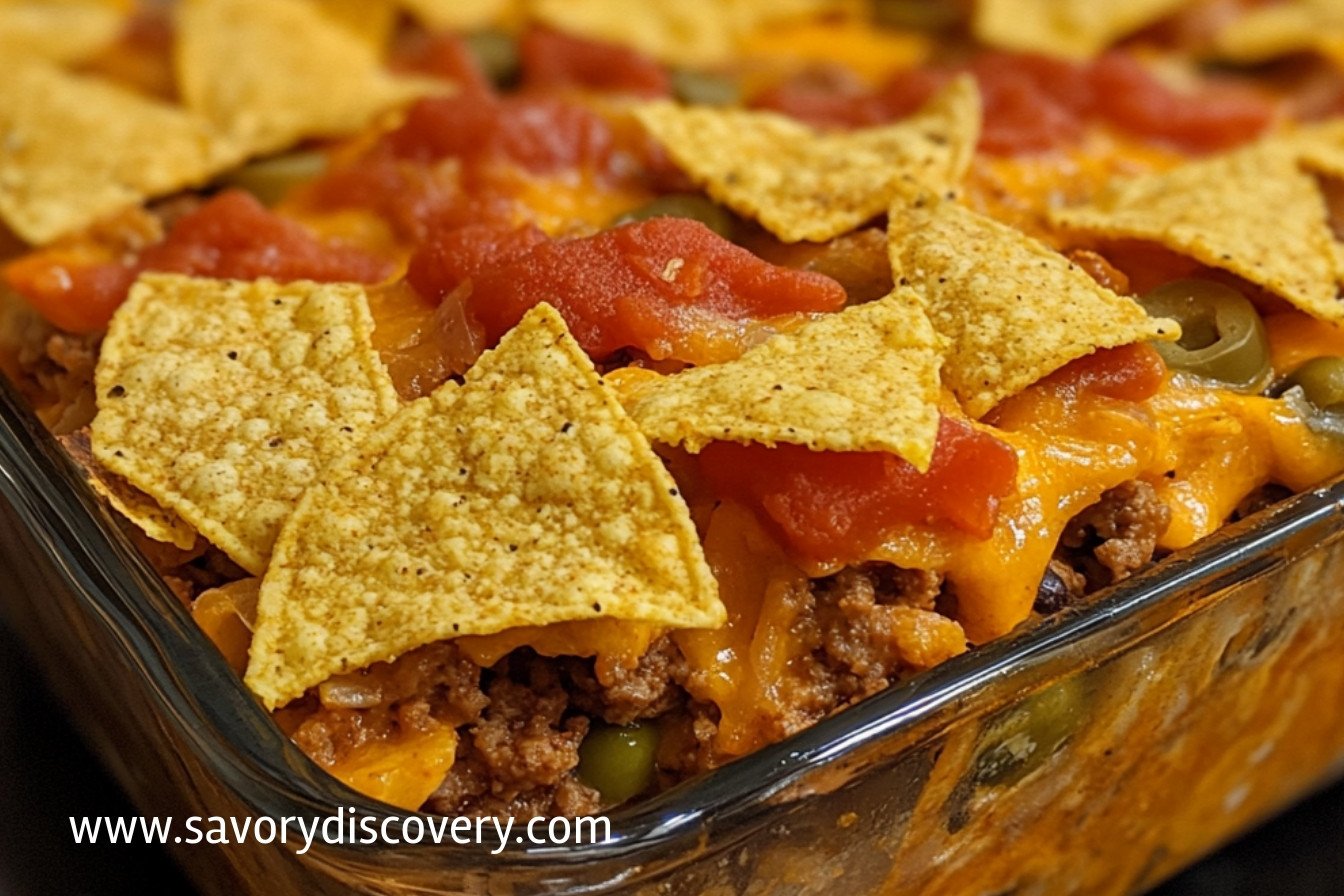 Taco Casserole with Doritos