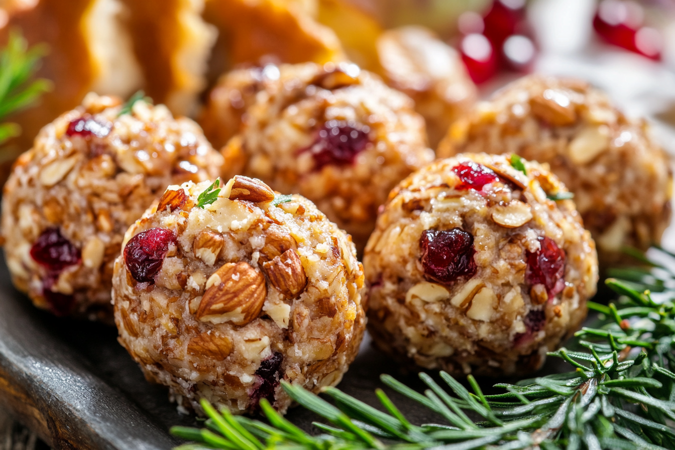 Cranberry Walnut Cheese Balls