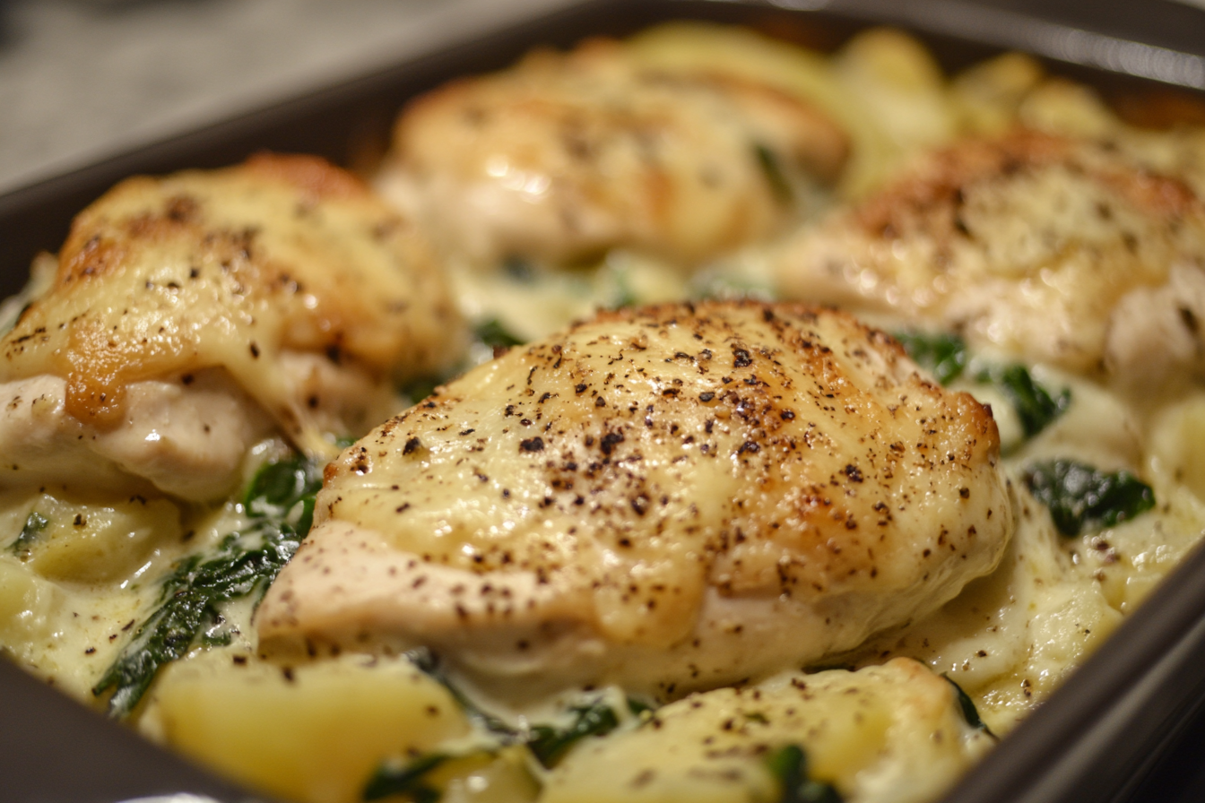 Slow Cooker Million Dollar Chicken Potatoes