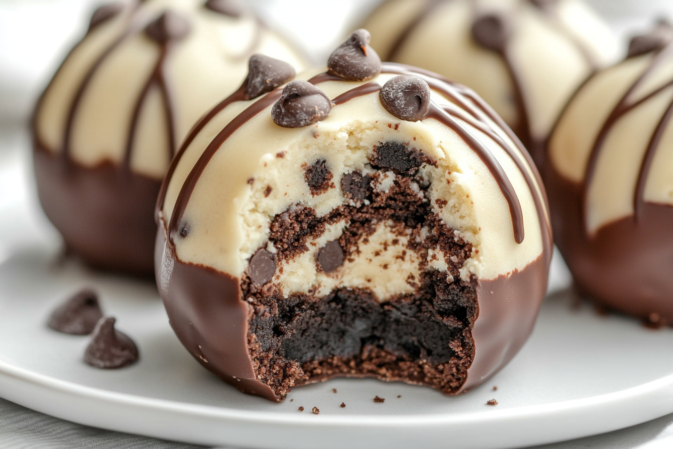 Chocolate Chip Cookie Dough Bombs