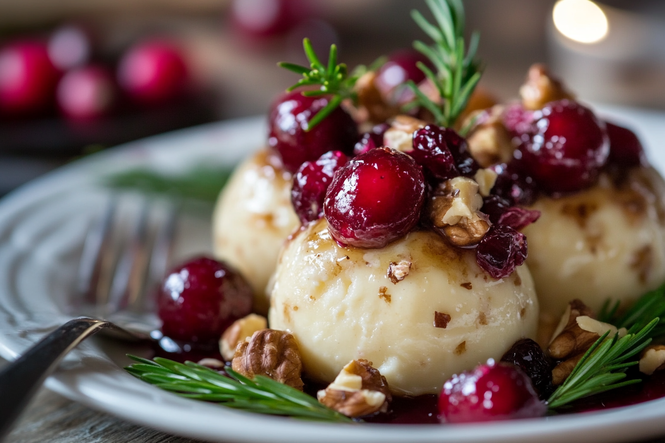 Cranberry Walnut Cheese Balls