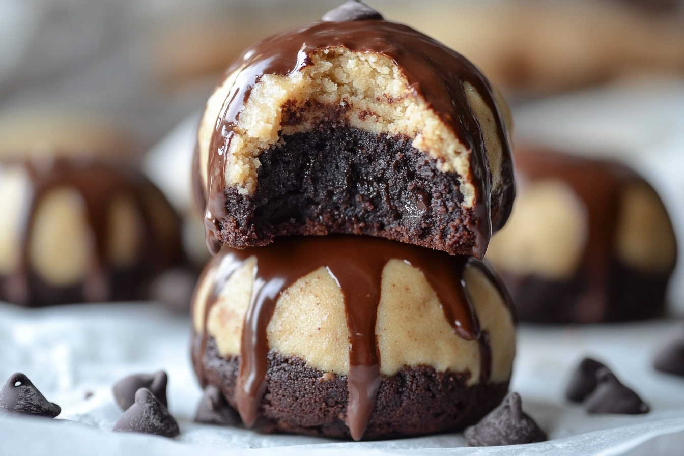 Chocolate Chip Cookie Dough Bombs