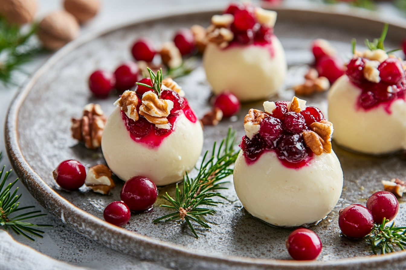 Cranberry Walnut Cheese Balls - Savory Discovery