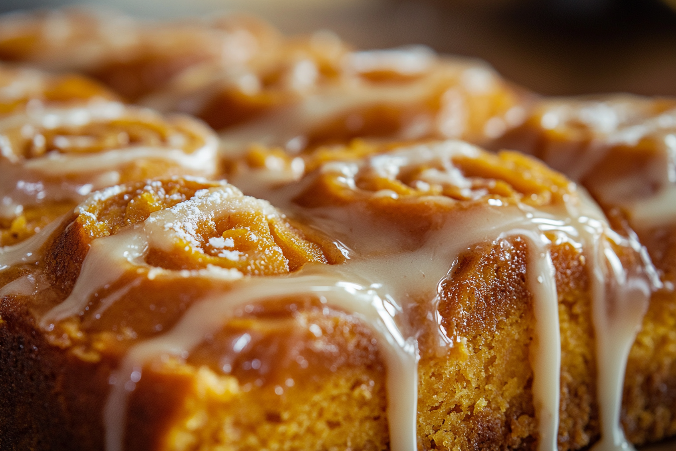 Sweet Potato Honeybun Cake