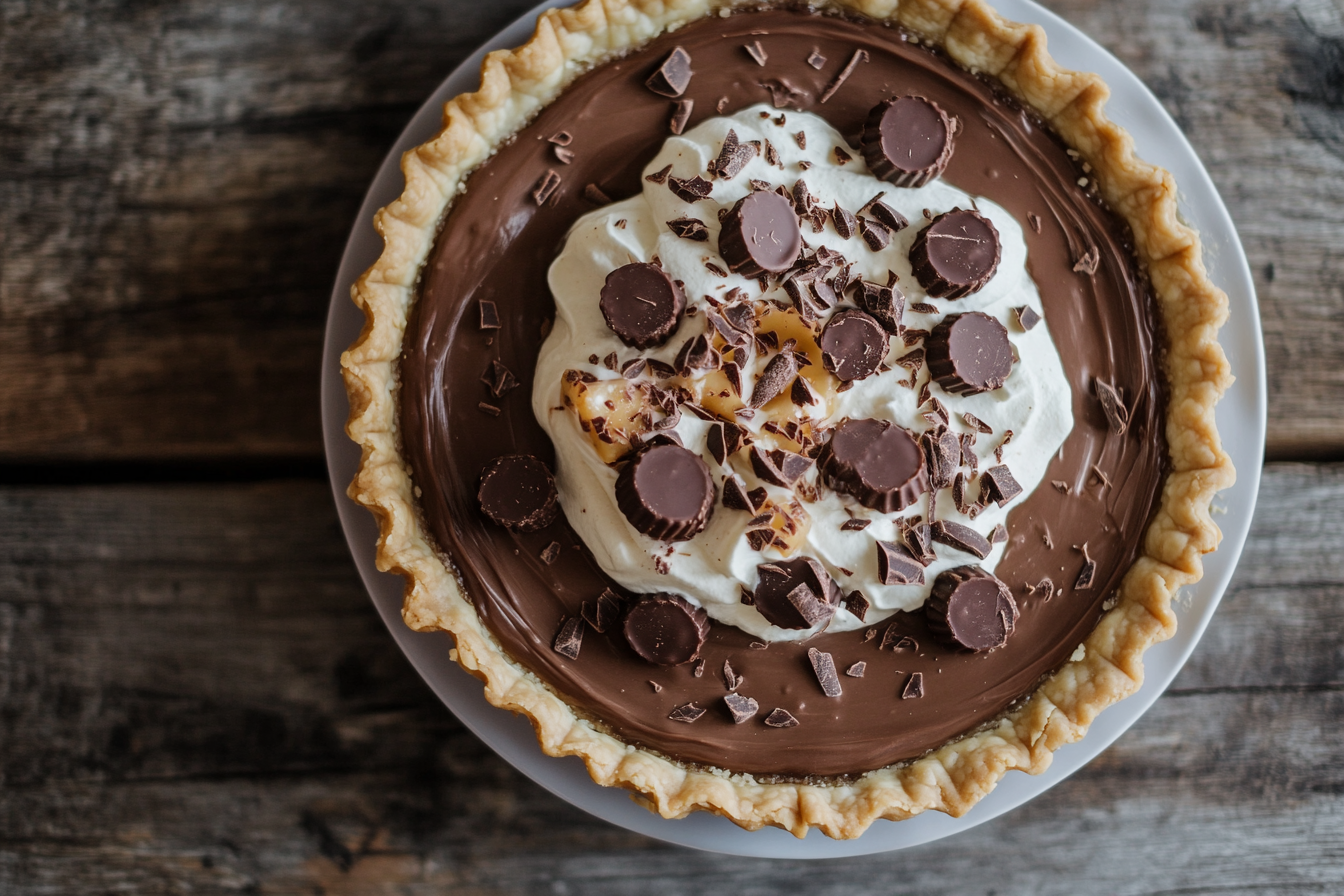 Peanut Butter Cup Pie - Savory Discovery