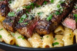 Garlic Butter Steak and Rigatoni – Savory Discovery