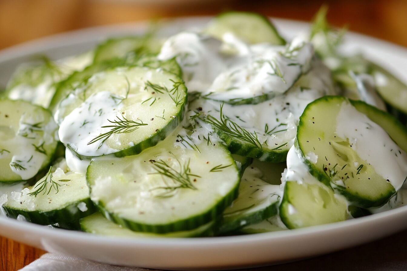Creamy Cucumber Salad Delight