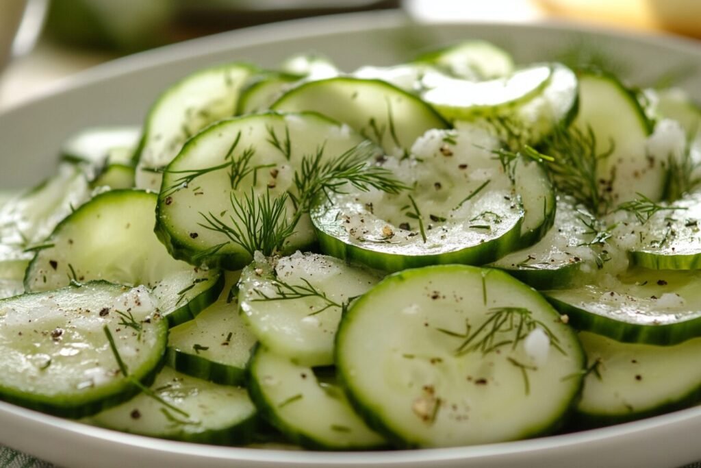 Creamy Cucumber Salad Delight
