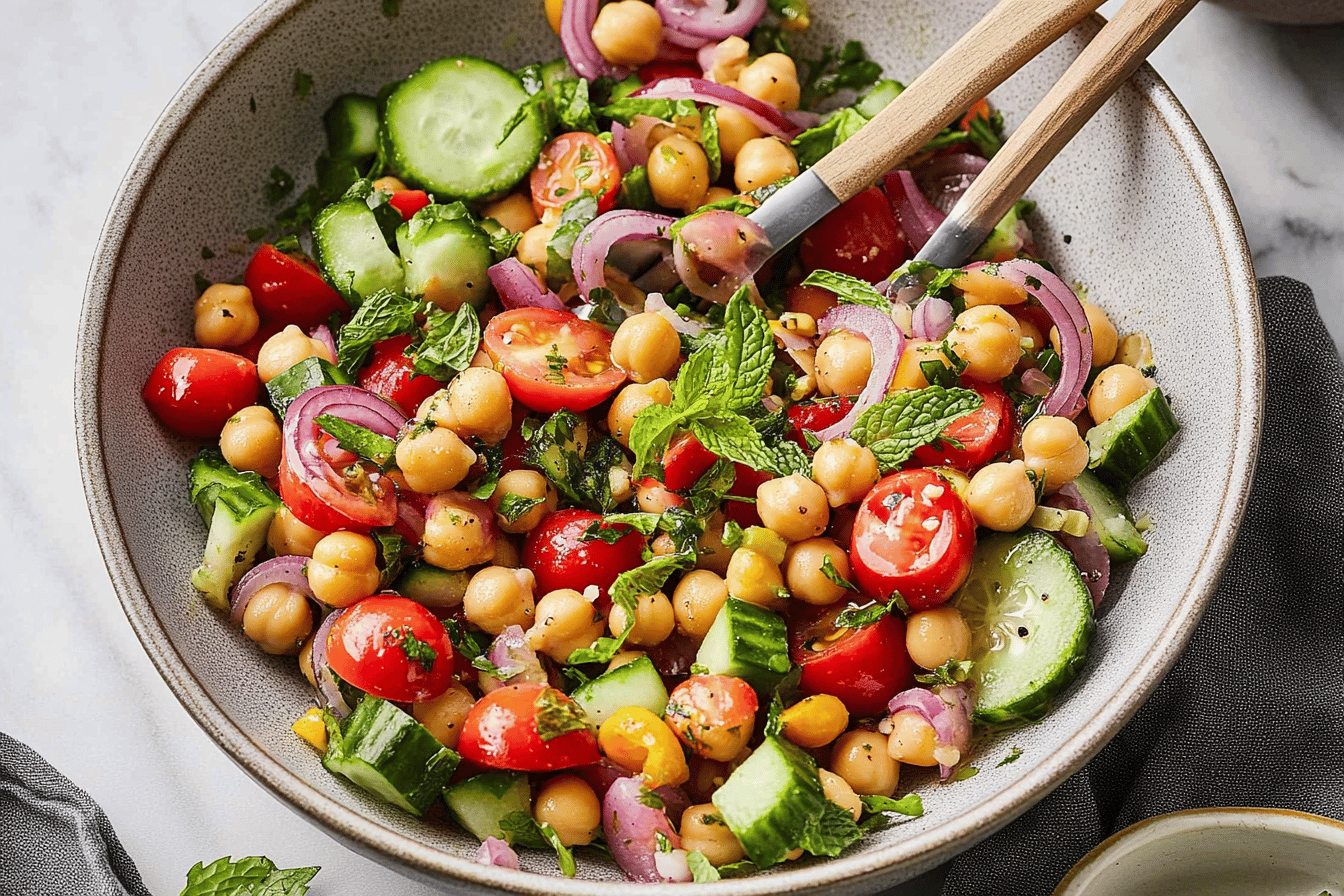 Chickpea Salad Recipe for Fresh Eating