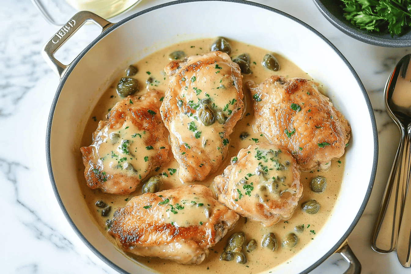 Creamy Chicken Piccata Recipe Delight