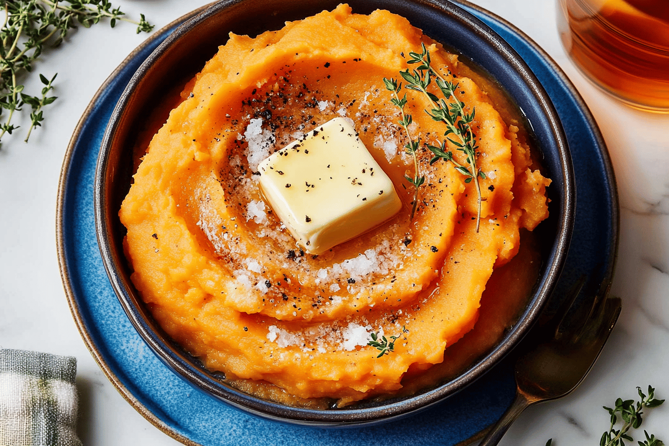 Creamy Mashed Sweet Potatoes Recipe