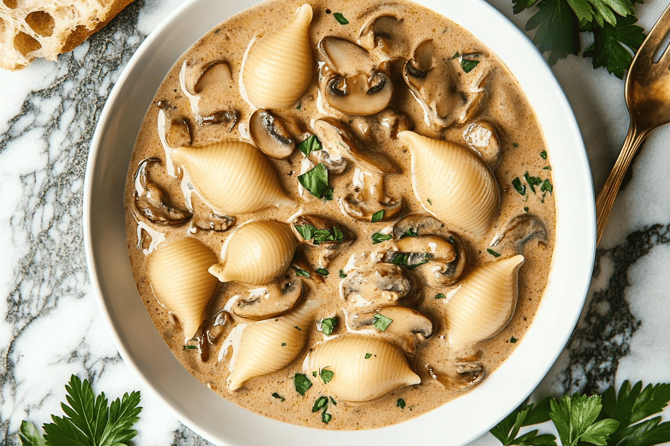 Creamy Mushroom Stroganoff Recipe Delight