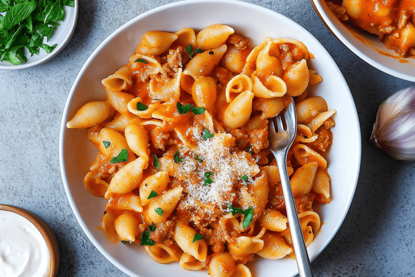Creamy Red Pepper Pasta Delight