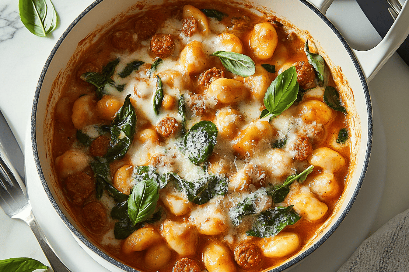 Creamy Sausage Gnocchi Recipe Delight