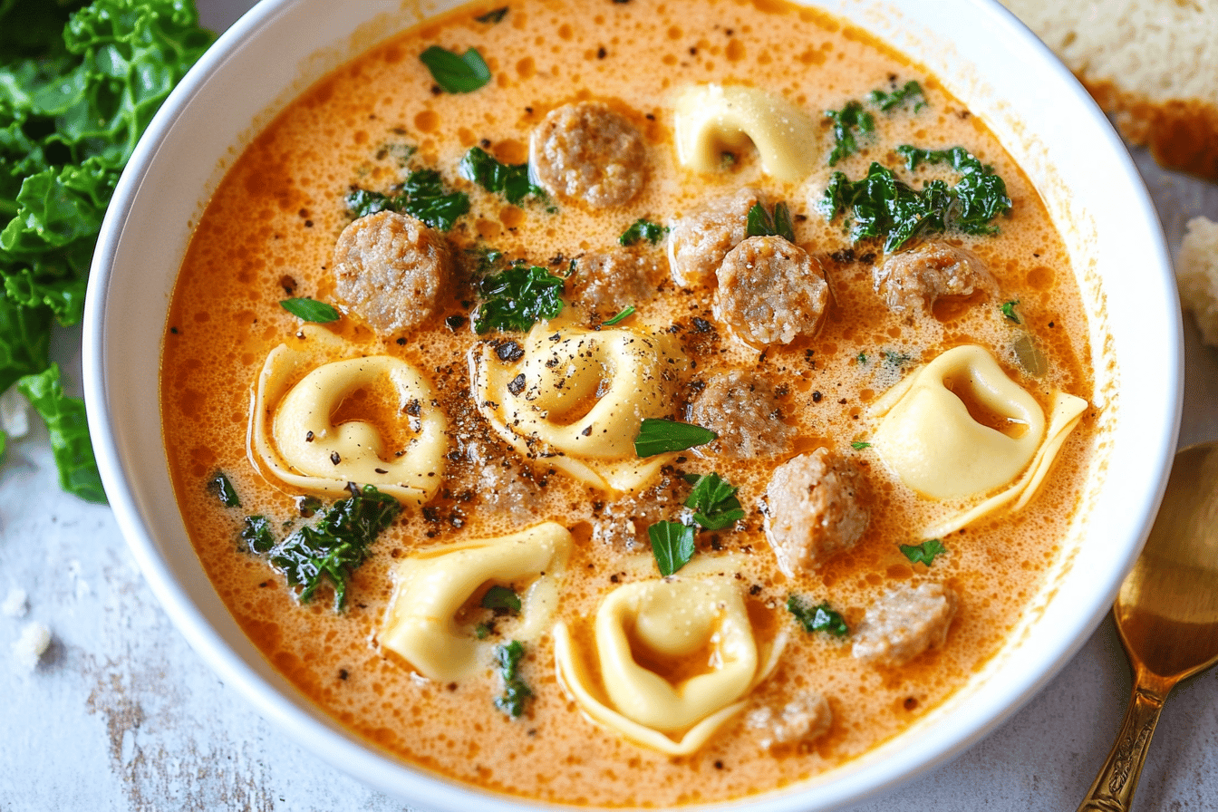 Creamy Tortellini Soup Recipe Easy & Delicious