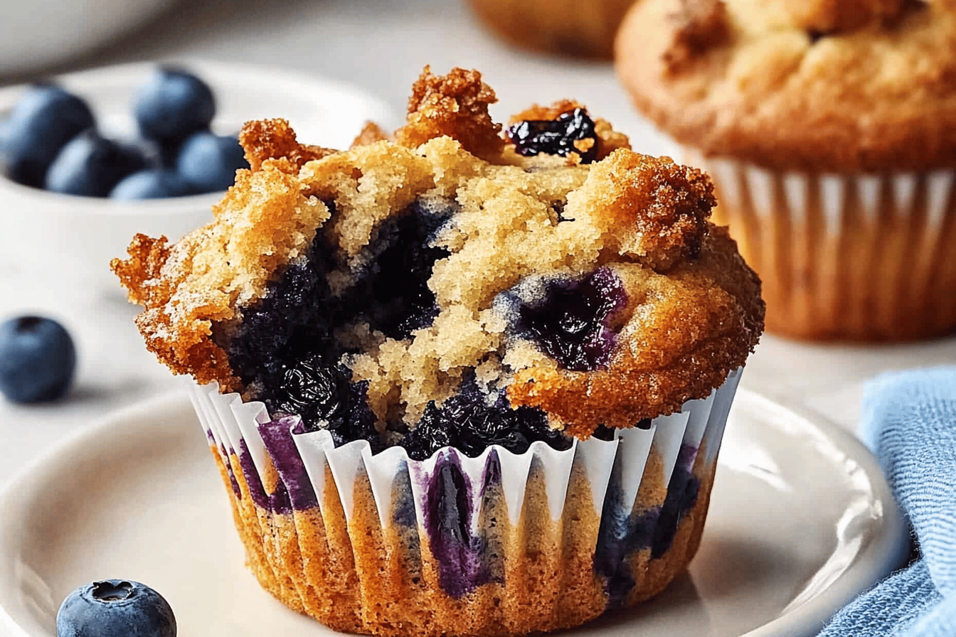 Delicious Homemade Blueberry Muffins Recipe