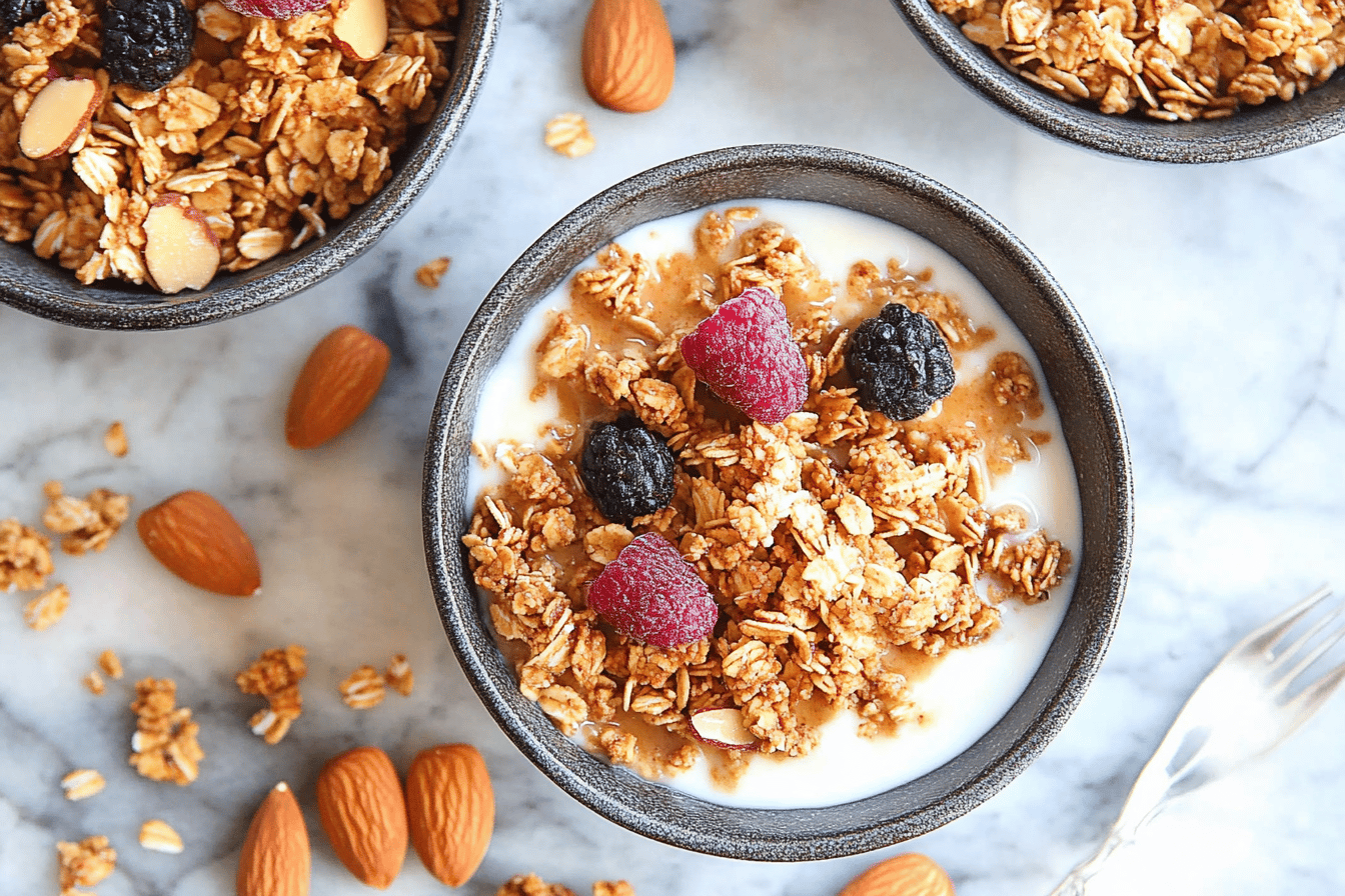 Homemade Almond Butter Granola Recipe