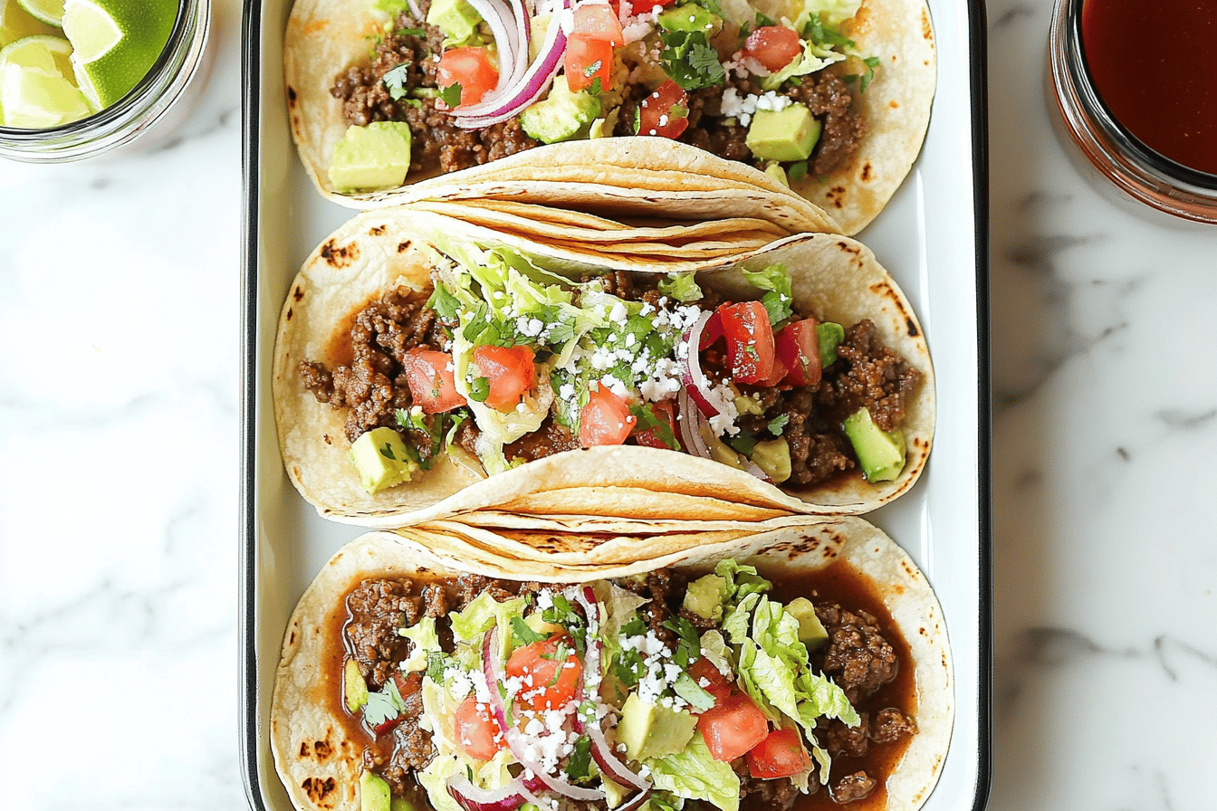 Instant Pot Ground Beef Tacos Recipe