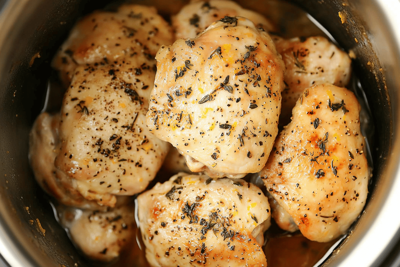 Instant Pot Lemon Chicken Thighs Recipe