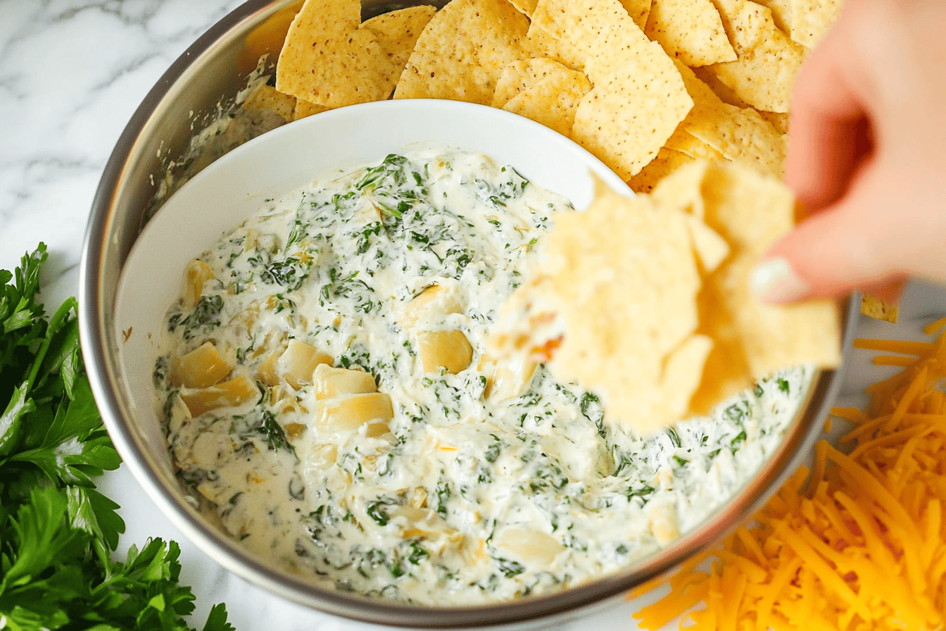 Instant Pot Spinach Artichoke Dip Recipe