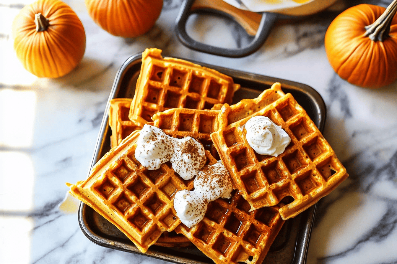 Pumpkin Spice Waffles Recipe for Fall Mornings