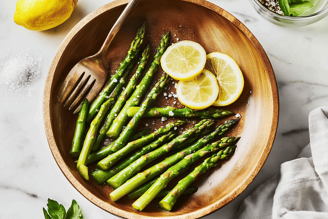 Sauteed Asparagus Recipe with Lemon and Garlic