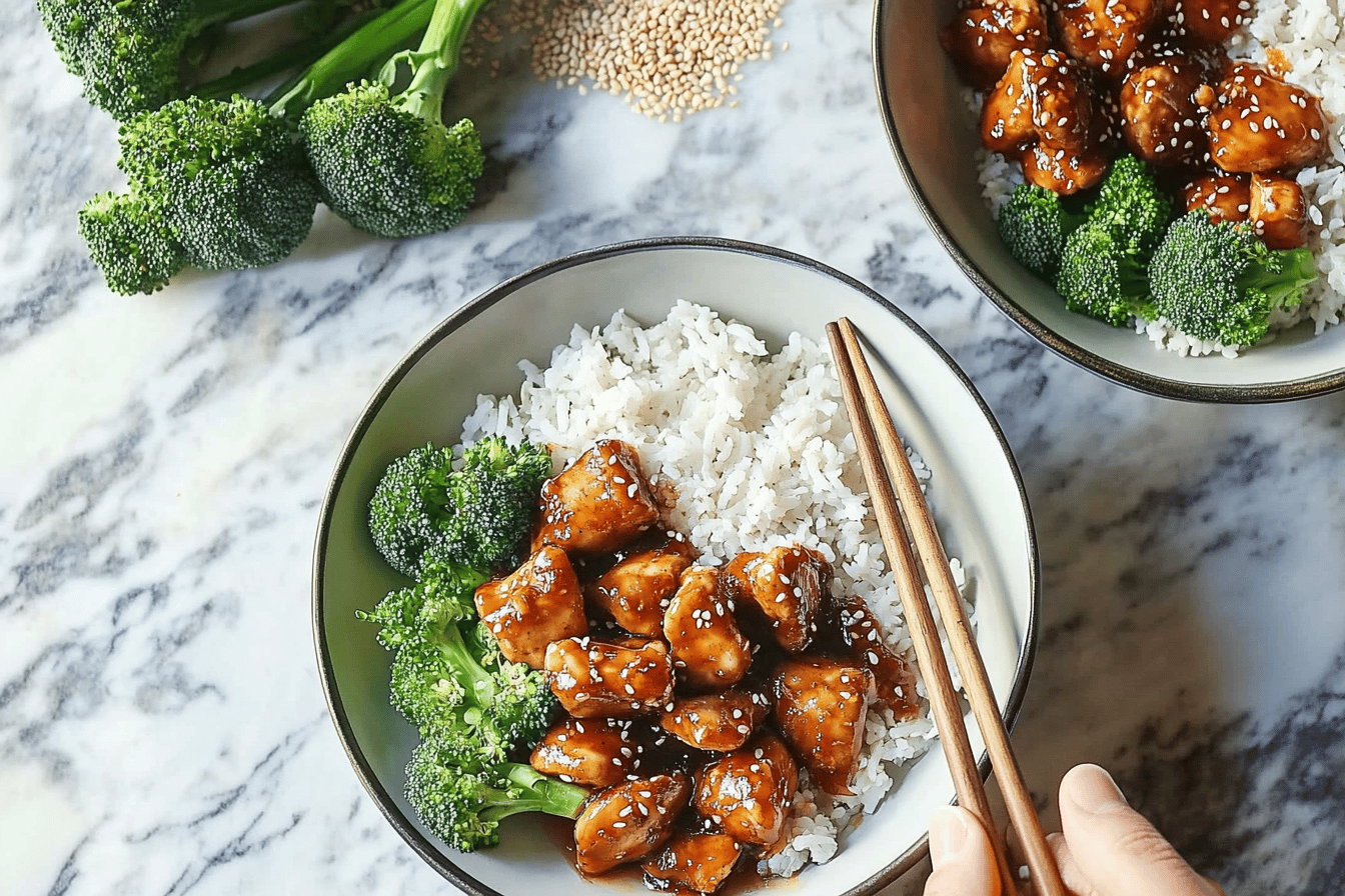 Sesame Chicken Bowls Recipe for Easy Dinners
